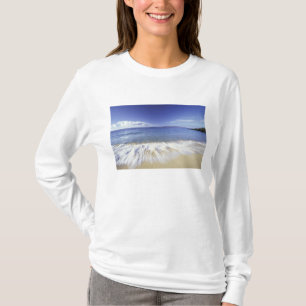 Camiseta EE. UU., Hawái, Maui, Oleaje llegando a Makena