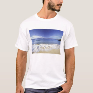 Camiseta EE. UU., Hawái, Maui, Oleaje llegando a Makena