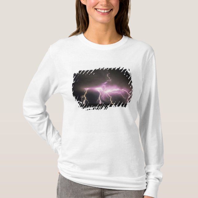 Camiseta EE. UU., Idaho. Relámpago. (Anverso)