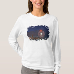 Camiseta EE. UU., Illinois, Chicago, fuegos artificiales de
