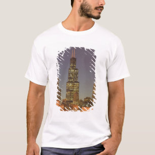 Camiseta EE. UU., Illinois, Chicago: horizonte de la ciudad