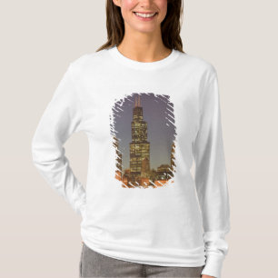 Camiseta EE. UU., Illinois, Chicago: horizonte de la ciudad