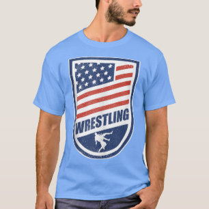 Camiseta Ee.Uu. Luchando contra la bandera estadounidense P