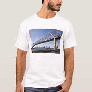 Camiseta EE. UU., Luisiana, Nueva Orleans. Horizonte desde 