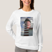 EE. UU., Maine, Lubec. Faro de West Quoddy Head