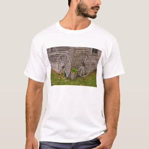 Camiseta EE. UU., Maine. Ruedas de vagón