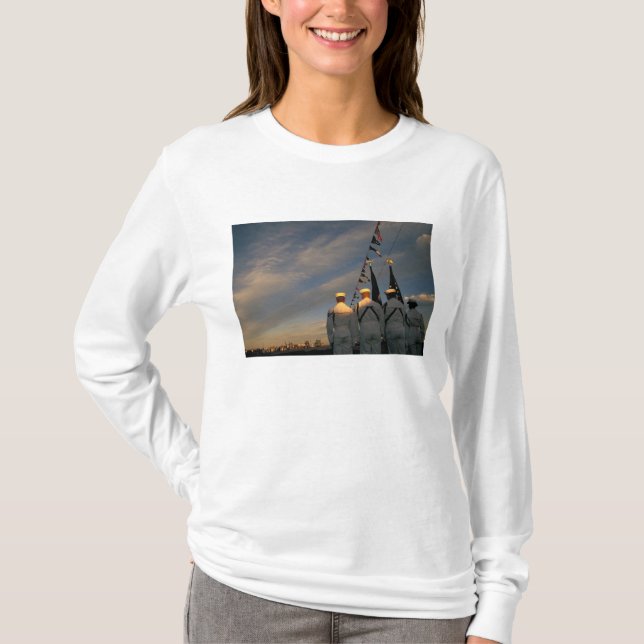 Camiseta EE. UU., Massachusettes, Boston. Armada de los EE. (Anverso)