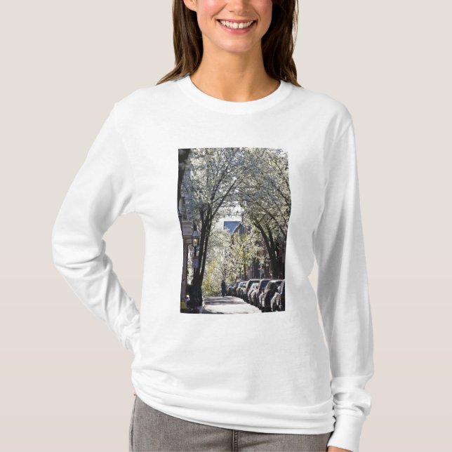 Camiseta EE.UU., Massachusetts, Boston, Beacon Hill. (Anverso)