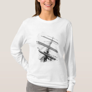 Camiseta EE. UU., Massachusetts, Boston. Palos de barco alt