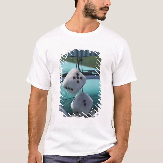Camiseta EE. UU., Massachusetts, Gloucester. Dados difusos  (Anverso)
