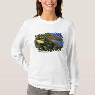 Camiseta EE. UU., Michigan, Hoja de abedul en el río con ot