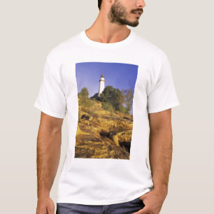 Camiseta EE. UU., Michigan, lago Huron. Pointe Aux Barques