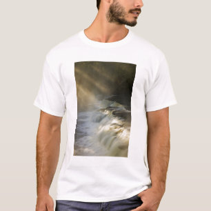 Camiseta EE. UU., Michigan, Península Superior. Rayos de so