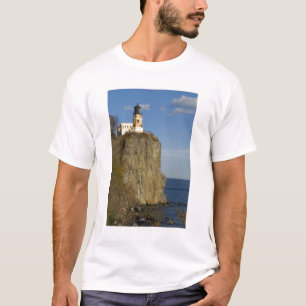 Camiseta EE. UU., Minnesota. Faro Split Rock en lago