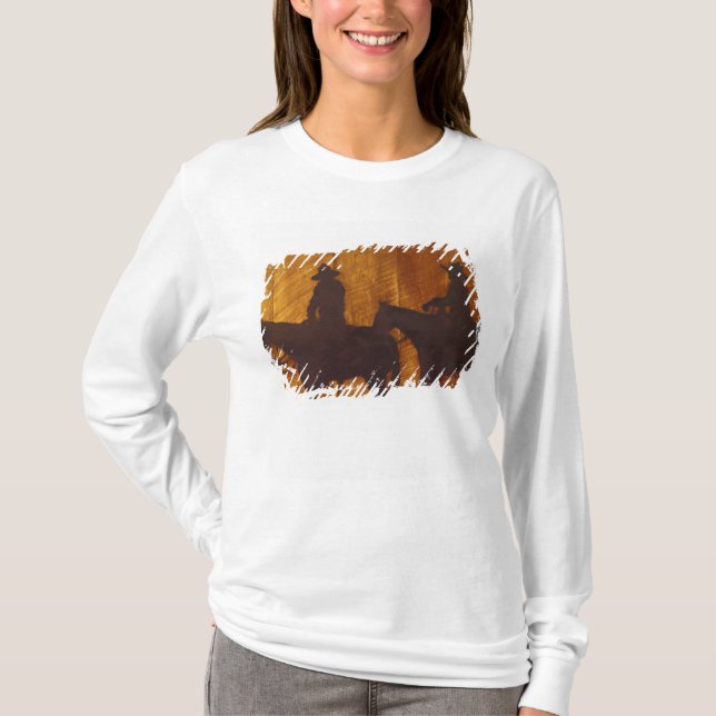 Camiseta EE. UU., Montana, vaqueros del río Boulder a cabal (Anverso)