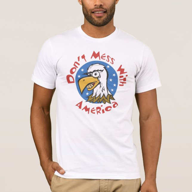 Camiseta EE.UU.-no se mezcle con Estados Unidos (Anverso)