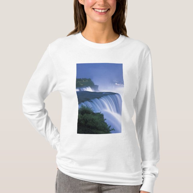 Camiseta EE.UU., Nueva York, Cataratas del Niágara. Estados (Anverso)