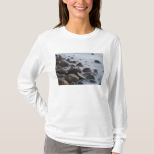 Camiseta EE. UU., Nueva York, East Hampton. Oleaje del océa
