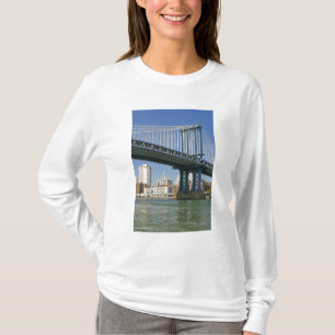 Camiseta EE.UU., Nueva York, Nueva York. Puente Manhattan
