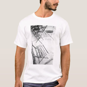 Camiseta EE. UU., NUEVA YORK: Sillas de café de la ciudad d