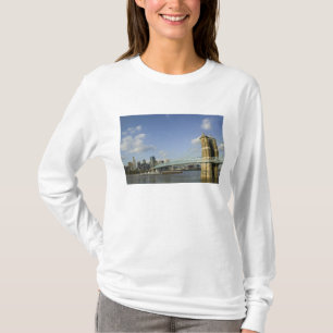 Camiseta EE. UU., Ohio, Cincinnati: Roebling Suspension 2
