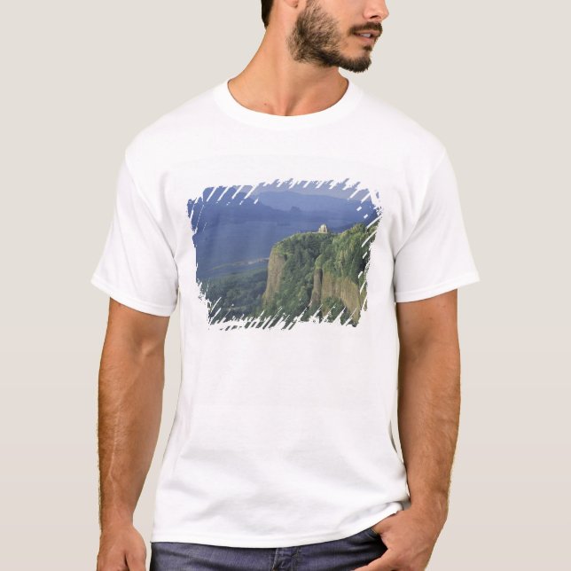 Camiseta EE.UU., Oregón, Columbia River Gorge NSA. Vista de (Anverso)