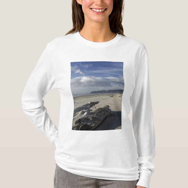 Camiseta EE. UU., Oregón, Dunas de arena y Océano, Pacific  (Anverso)