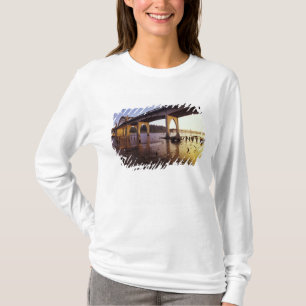 Camiseta EE. UU., Oregón, Florence. Puente Siuslaw y