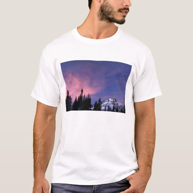 Camiseta EE. UU., Oregón, Monte Hood desde Timberline (Anverso)