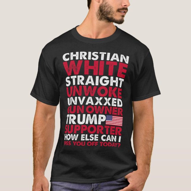 Camiseta Ee. Uu., Partidario De Trump Sin Encanto (Anverso)