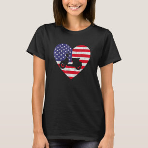 Camiseta Ee.Uu. Patri, Patrocinadores De Corazón De Bandera