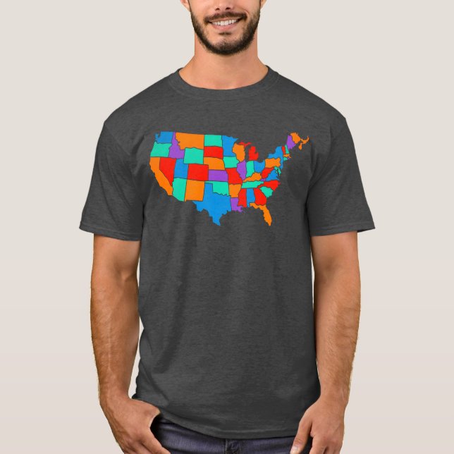 Camiseta EE. UU. retro (Anverso)