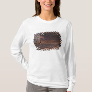 Camiseta EE. UU., Salmón, Idaho, Cabaña de troncos