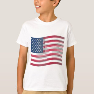 Camiseta EE.UU. se une en audaz diseño de franjas y estrell