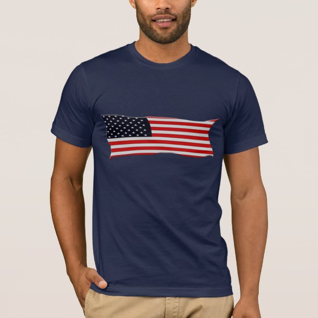 Camiseta EE.UU. Serie de FLAG estadounidense (Anverso)