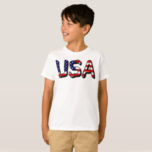 Camiseta EE.UU. sobrecargado en US Flag Boys cn