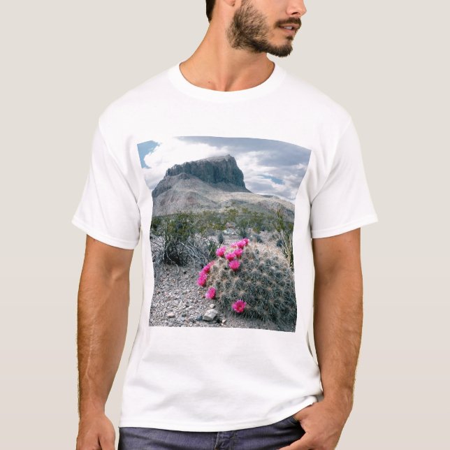Camiseta EE.UU., Texas, Parque Nacional Big Bend.Florecer (Anverso)