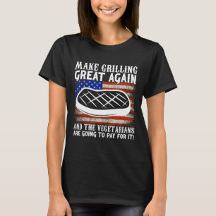 Camiseta Ee. Uu. Trump Bbq Barbecue.