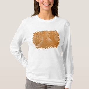 Camiseta EE. UU., Utah, Huellas de mano pictográficas en ar