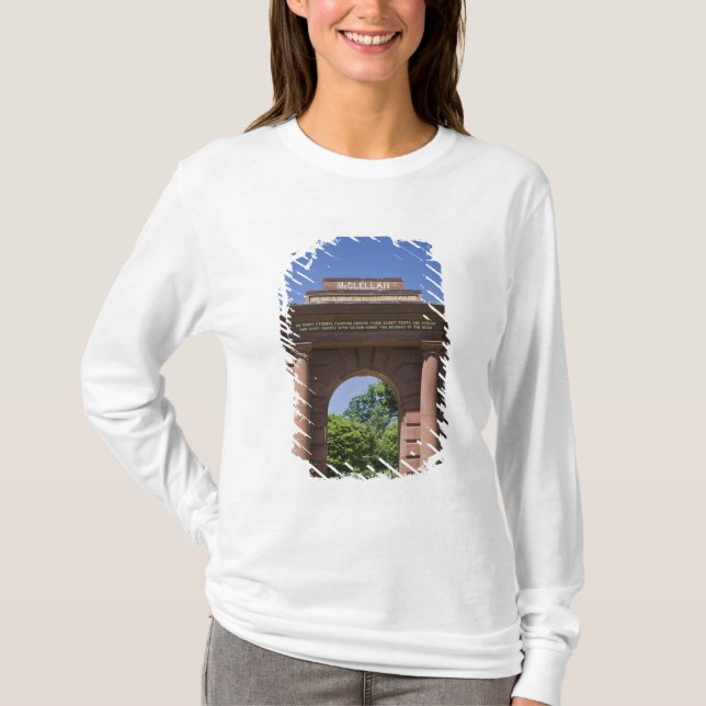 Camiseta EE. UU., VA, Arlington. Puerta McClellan en Arling (Anverso)
