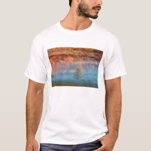 Camiseta EE. UU., Virginia Occidental, Davis. Valle brumoso