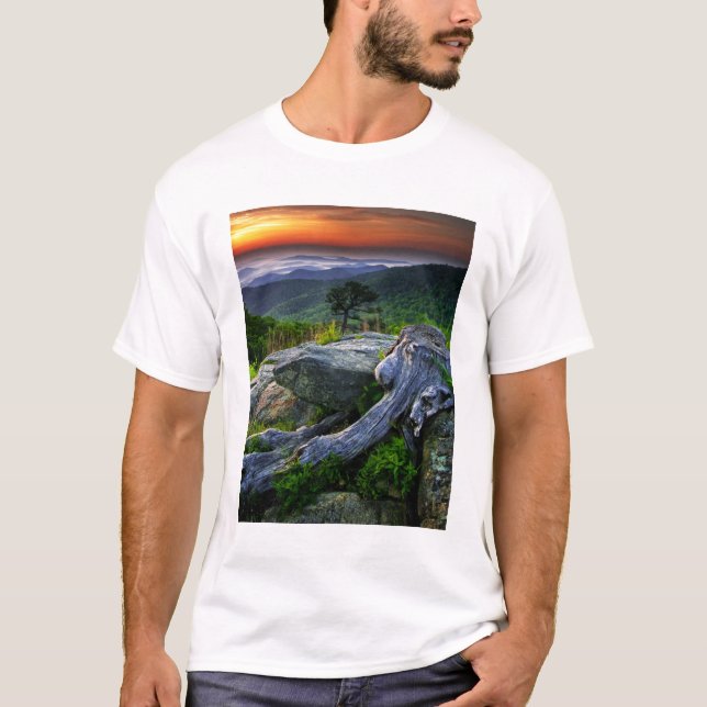 Camiseta EE.UU., Virginia, Parque Nacional Shenandoah. (Anverso)