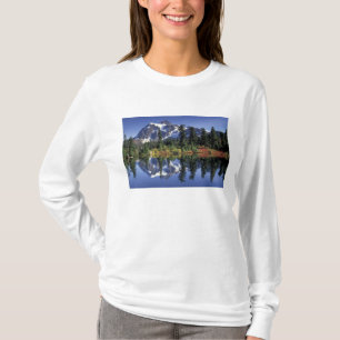 Camiseta EE. UU., WA, Heather Meadows RA. Monte Shuksan en
