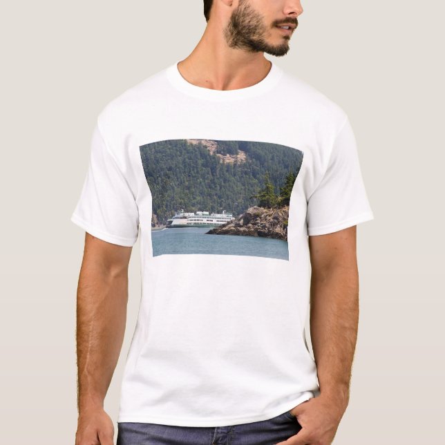 Camiseta EE. UU., WA. Washington State Ferries (Anverso)