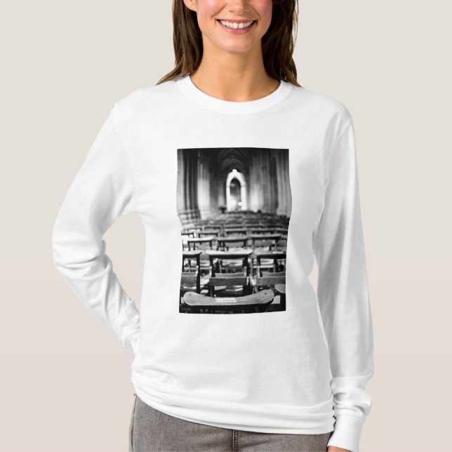 Camiseta EE. UU., Washington D. C. Bancos de iglesia de la  (Anverso)