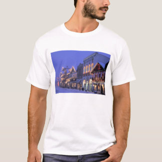 Camiseta EE. UU., Washington, Leavenworth. Calle principal