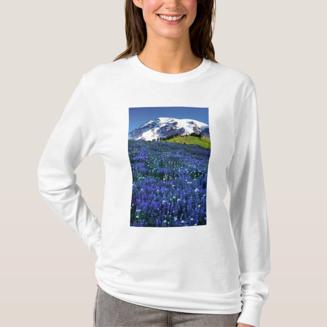 Camiseta EE. UU., Washington, Parque Nacional Mt. Rainier.  (Anverso)