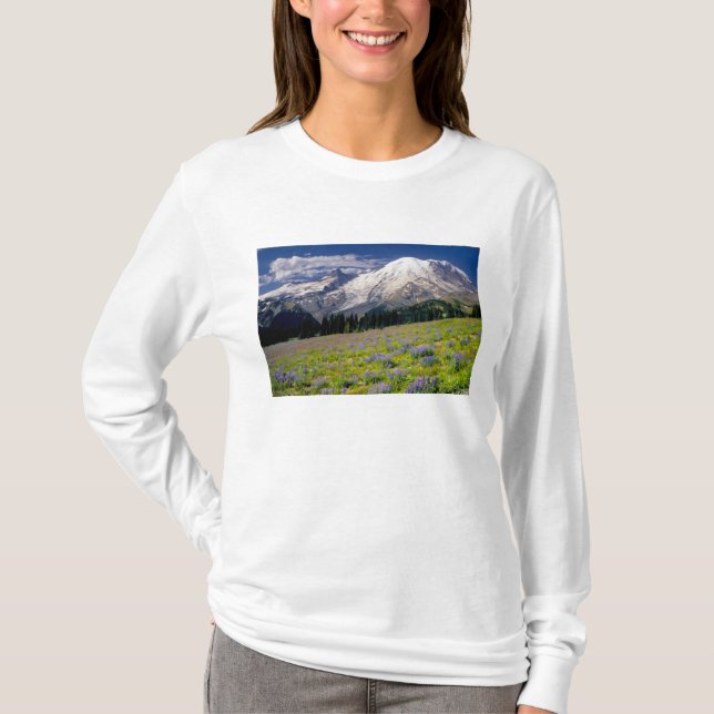 Camiseta EE. UU., Washington, Parque Nacional Mt. Rainier. (Anverso)