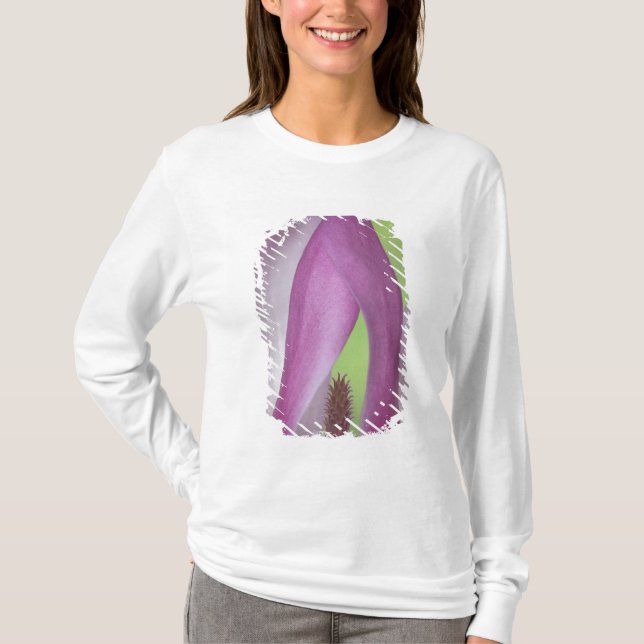 Camiseta EE. UU., Washington. Primer plano de flor de magno (Anverso)