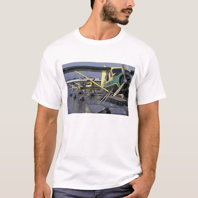 Camiseta EE. UU., Washington, Seattle, hidroaviones atracad (Anverso)